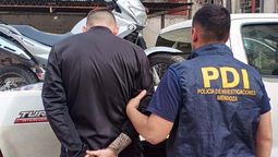 El joven de 27 años detenido por la Policía. Foto: Ministerio de Seguridad de Mendoza.