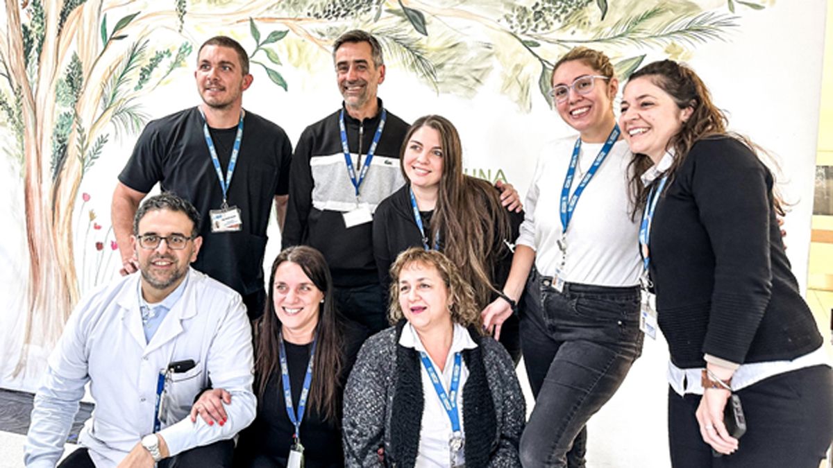 Parte del equipo de Trasplantes. Parte del equipo de Trasplantes.