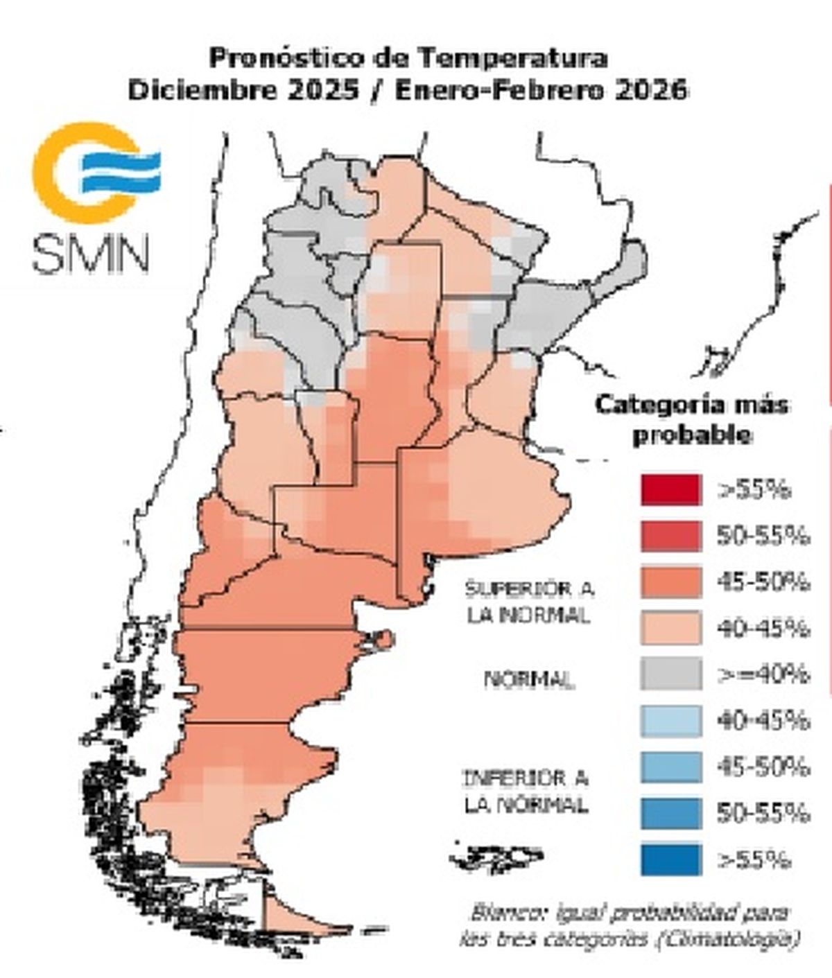 Estas son las zonas que se ver&aacute;n afectadas por el calor.