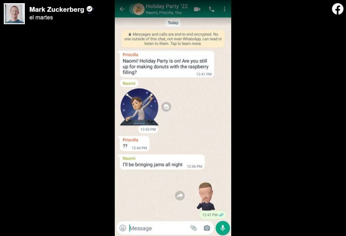 Tecnología. WhatsApp permitirá crear avatares en videollamadas y chats.