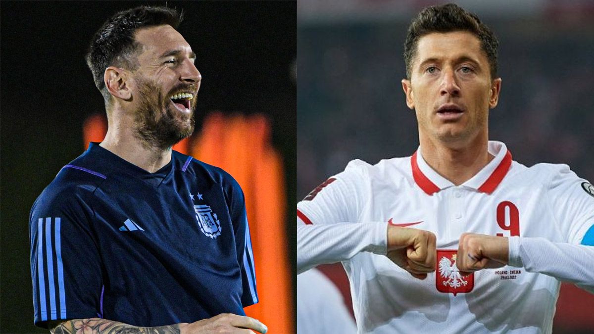 Lionel Messi y Robert Lewandowski animarán el duelo entre la Selección argentina y Polonia, por la 3ª fecha del Grupo C del Mundial Qatar 2022.