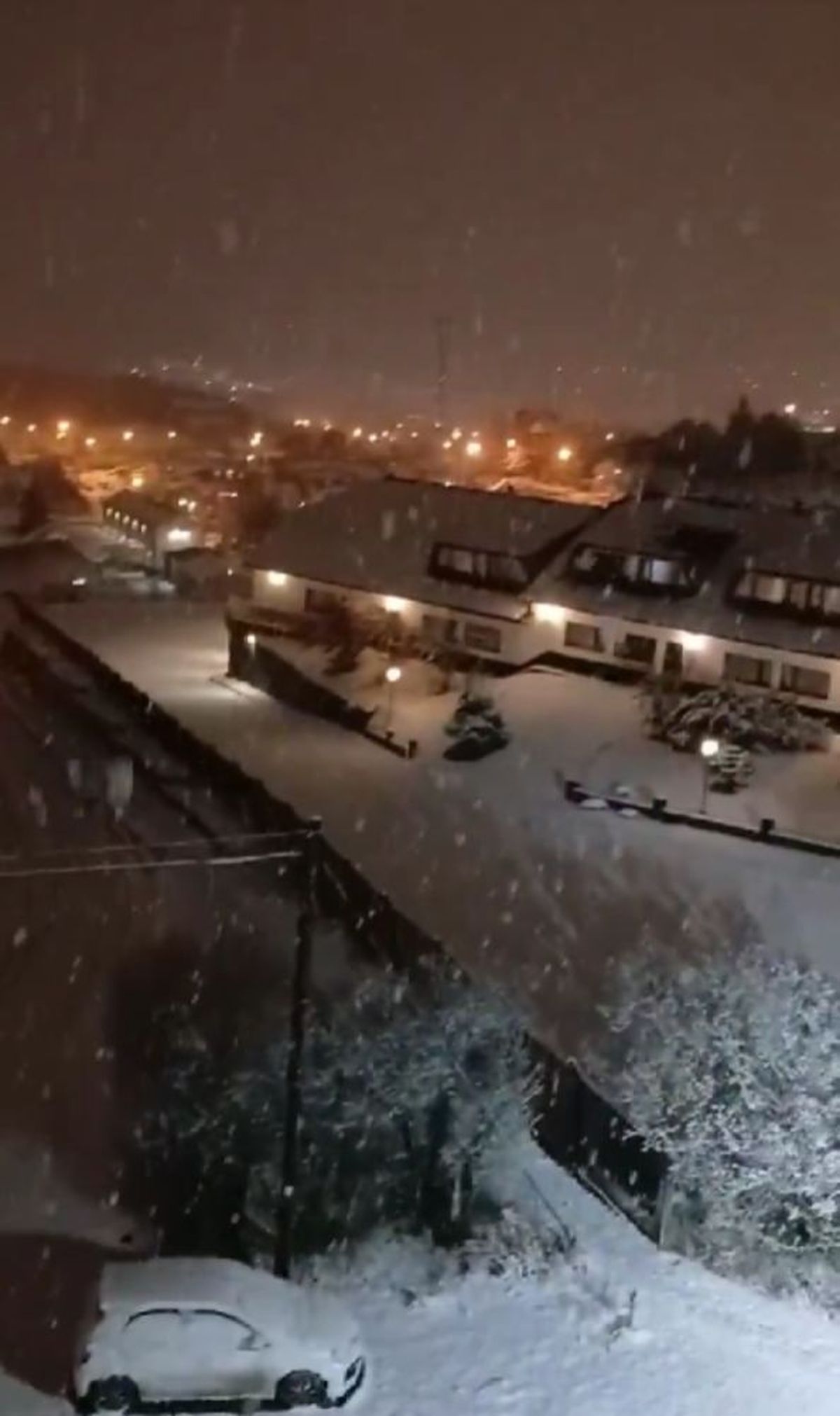 Llego la nieve a Tierra del Fuego Llego la nieve a Tierra del Fuego