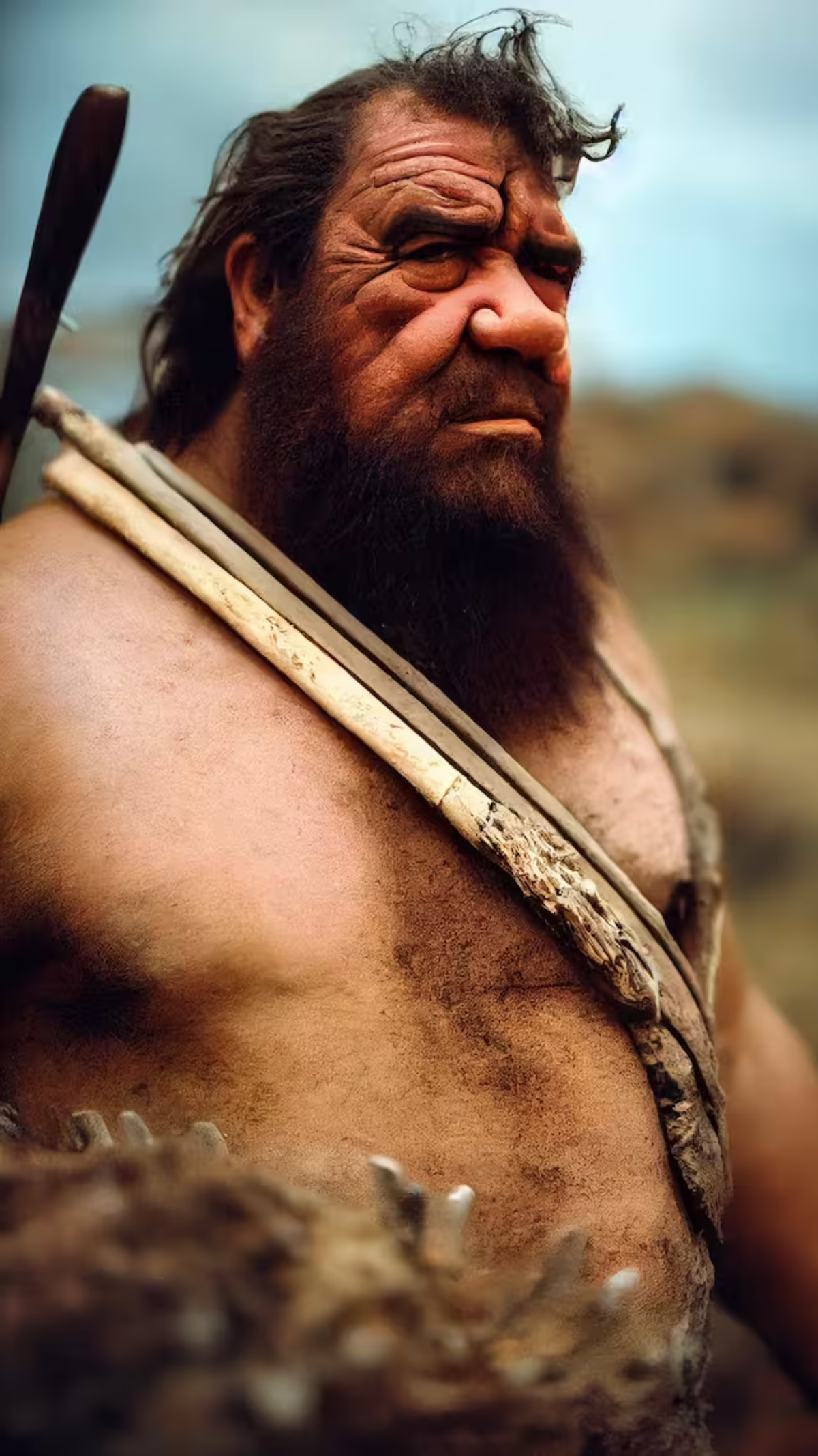 Pedro Picapiedras en la vida real, según la Inteligencia Artificial. Pedro Picapiedras en la vida real, según la Inteligencia Artificial.