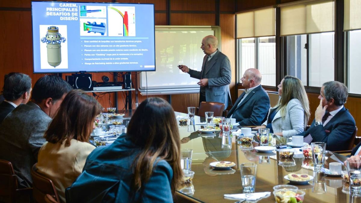 Actualmente se están terminando en IMPSA algunos componentes para la central argentina modular del CAREM.