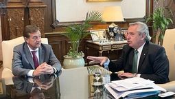 &nbsp;El entonces gobernador Rodolfo Suarez y el presidente Alberto Fernández en una de las reuniones en las que trataron los diferentes criterios que tenían sobre el aislamiento por la pandemia.&nbsp;