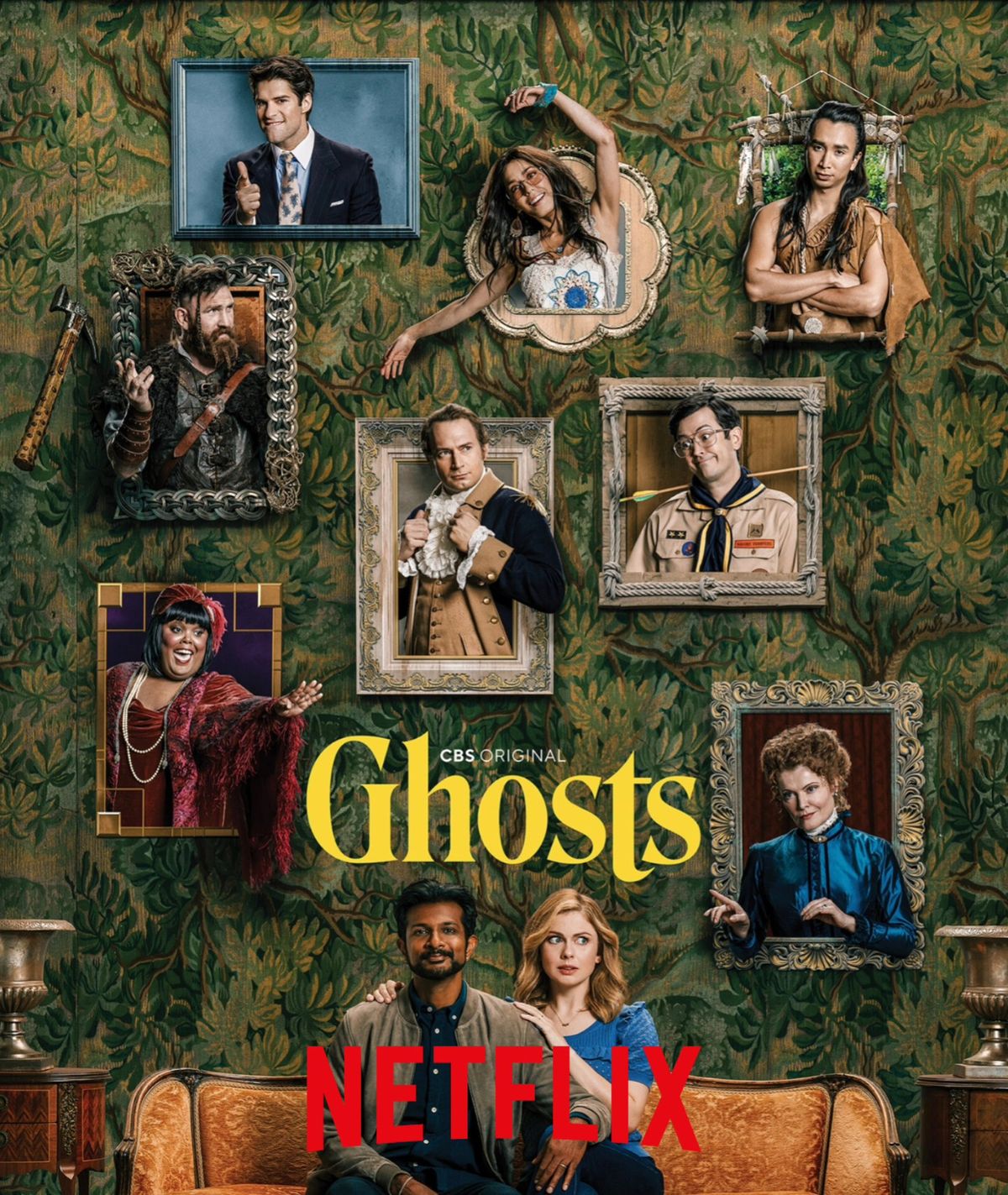 Ghosts: de qué va la nueva serie de Netflix