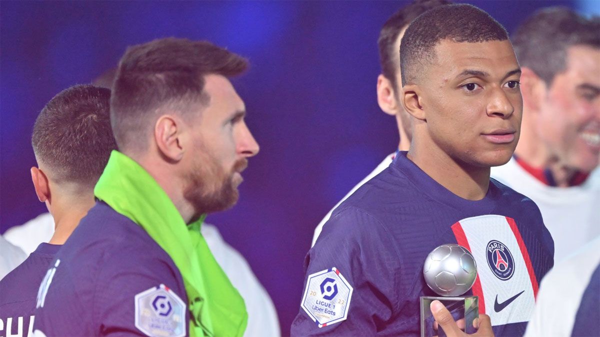 Lionel Messi y Kylian Mbappé tienen muy buena relación.