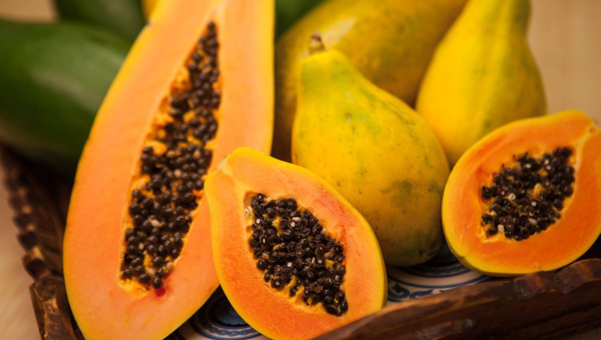 El ingrediente estrella de esta mascarilla casera es la papaya. Imagen: Freepik El ingrediente estrella de esta mascarilla casera es la papaya. Imagen: Freepik