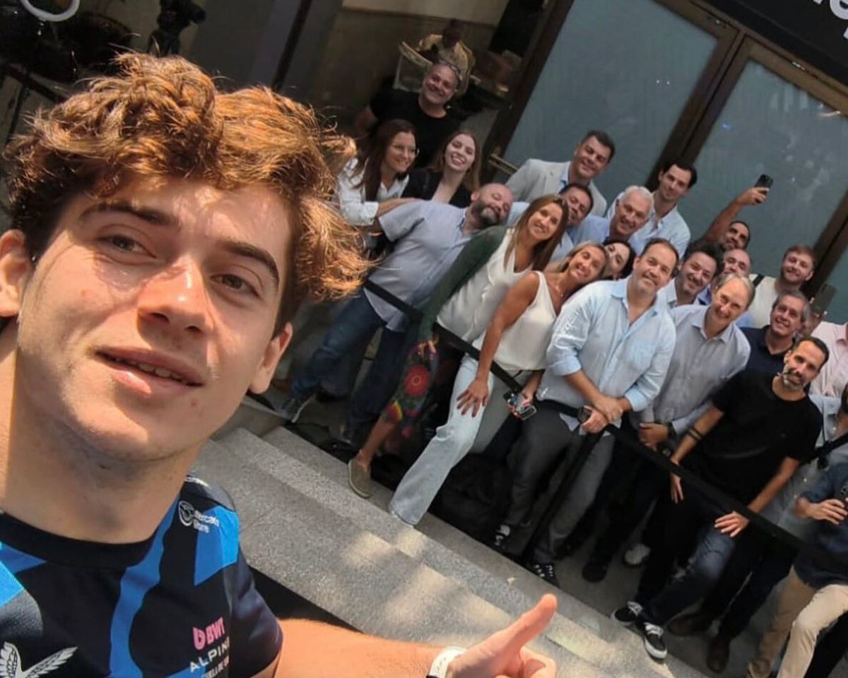 Franco Colapinto, en Argentina antes de la temporada 2026 de Formula 1: 