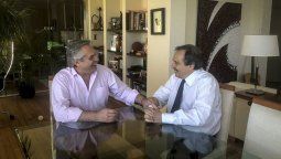 Alberto Fernández se reunió con Ricardo Alfonsín