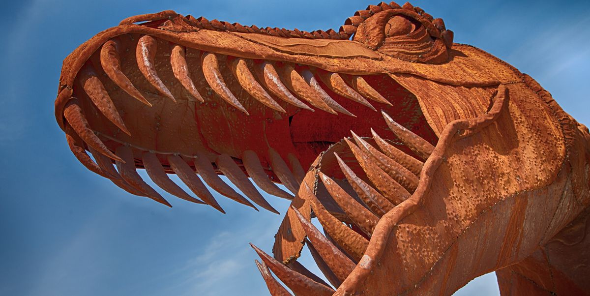 Las criaturas prehistóricas de metal dominan el desierto californiano Las criaturas prehistóricas de metal dominan el desierto californiano