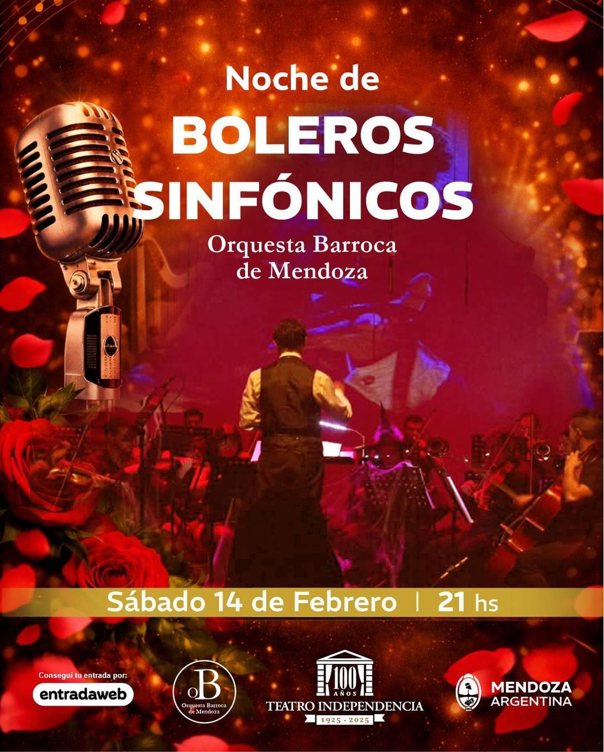 La Orquesta Barroca de Mendoza estará en el Teatro Independencia el 14 de febrero a las 21hs.