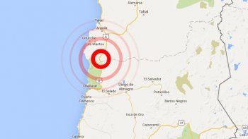 Fuerte sismo en el norte de Chile