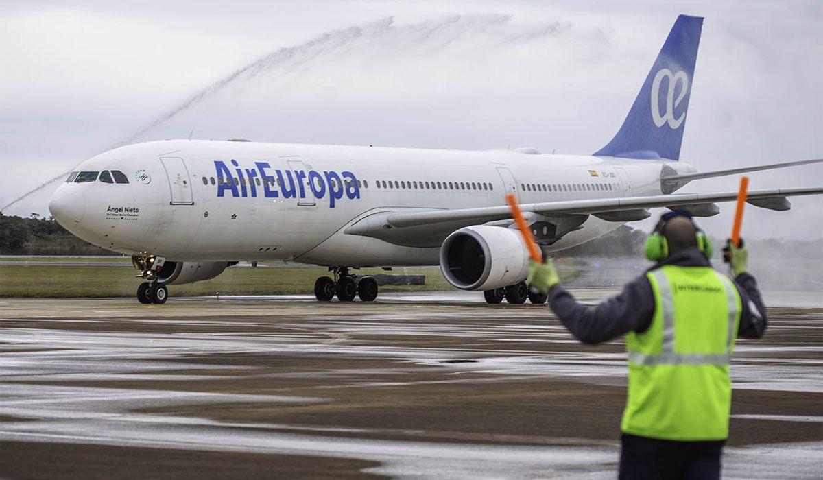 Air Europa operará -si se confirma- el vuelo directo Mendoza-Madrid.