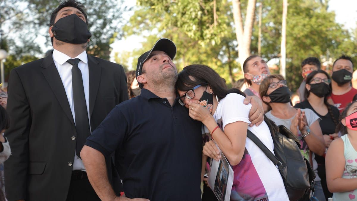 José Romano y Cristina Mopardo, padres de Florencia