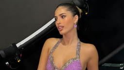 Julieta Poggio decreta que el ultra XS es tendencia y paraliza el show de Emilia Mernes