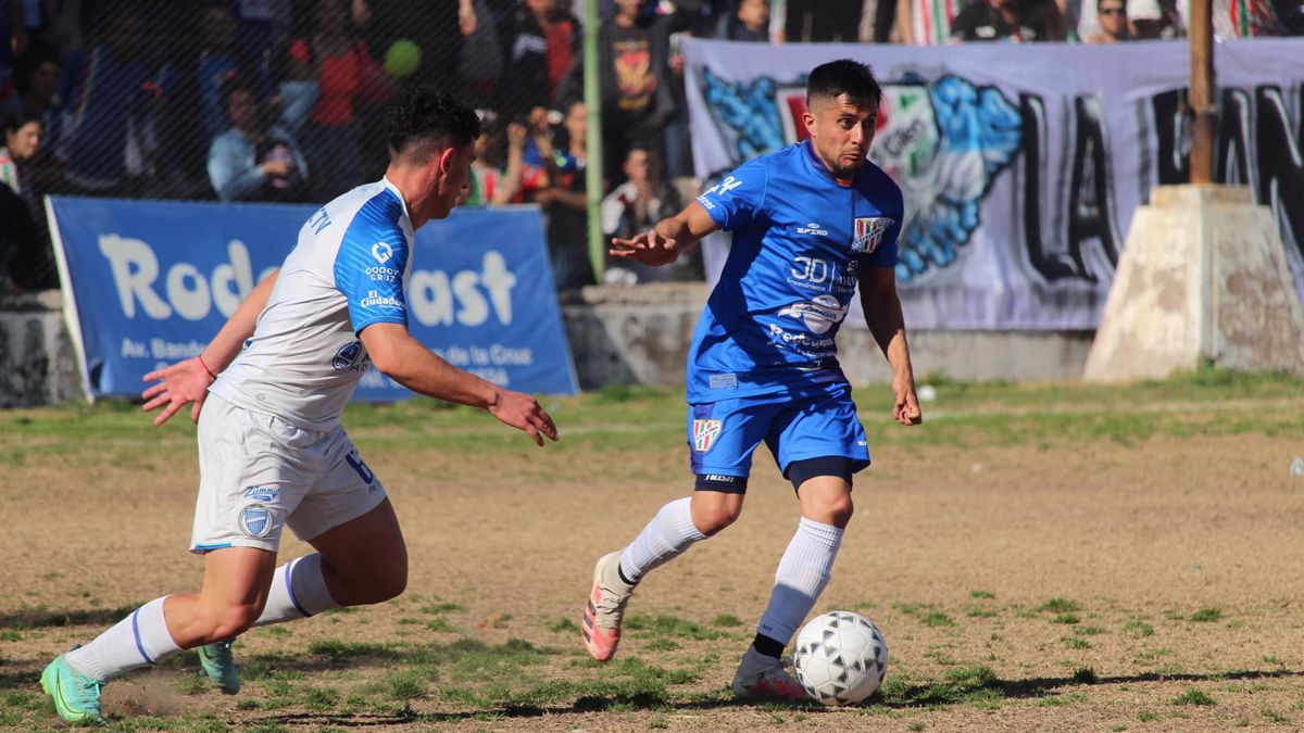 En Rodeo de la Cruz, empataron 1 a 1 Guaymallén y Godoy Cruz. Foto gentileza Club Guaymallén.