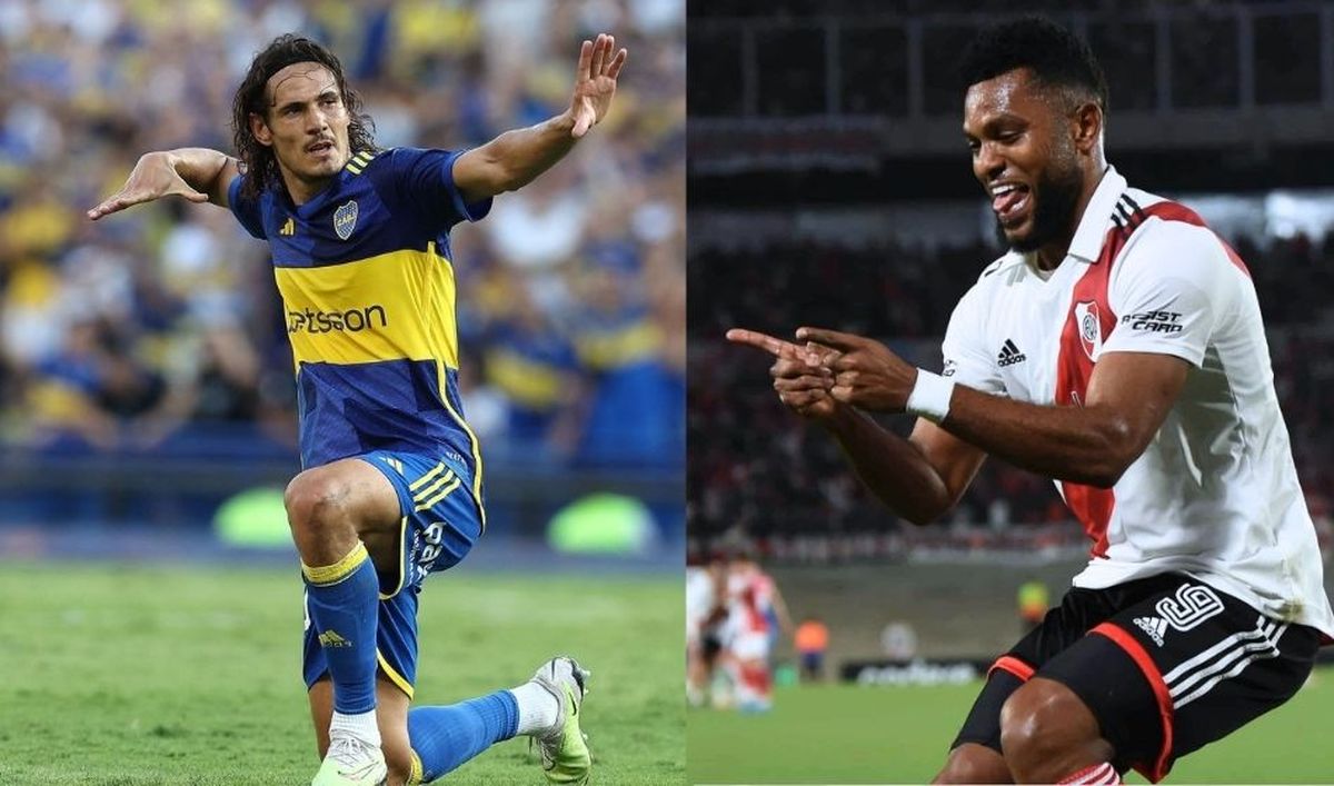 Cuánto le costará a Boca tener a Cavani y Borja juntos en la delantera