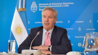 El canciller Felipe Solá.