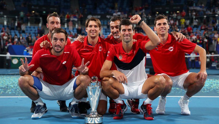 Serbia, con un gran Djokovic, venció a España y se quedó con la ATP Cup