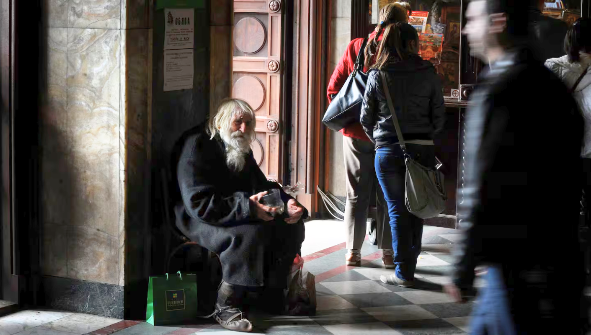 Este mendigo es recordado sobre todo en Bulgaria