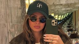 La China Suárez eligió look oficinista para viajar en primera a Miami y le dijeron de todo