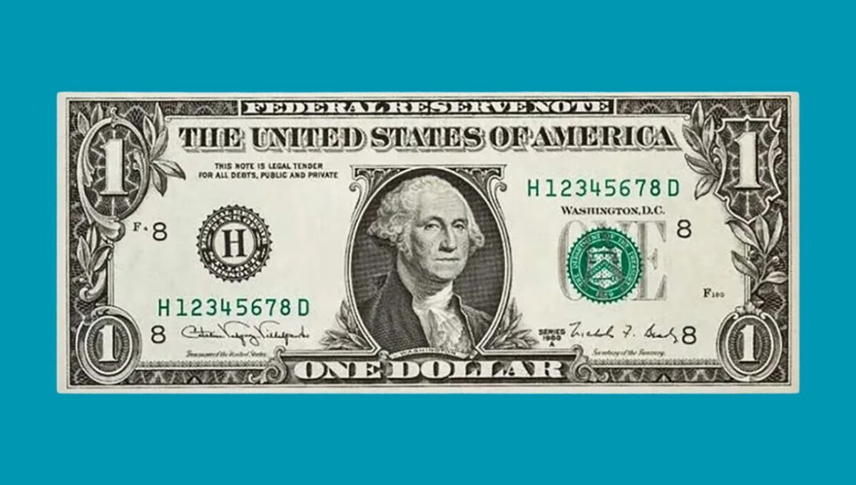 Pagan 30.000 dólares al afortunado poseedor de este billete de 1 dólar