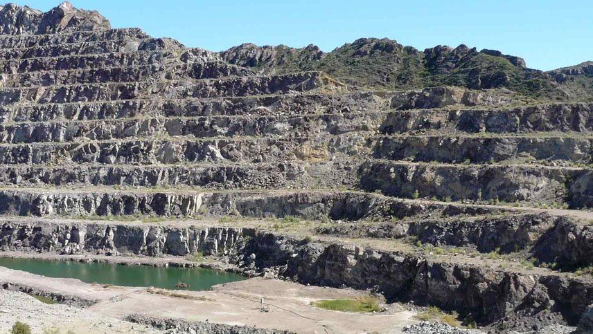 Otra imagen de la mina de uranio Sierra Pintada, en San Rafael. Otra imagen de la mina de uranio Sierra Pintada, en San Rafael.