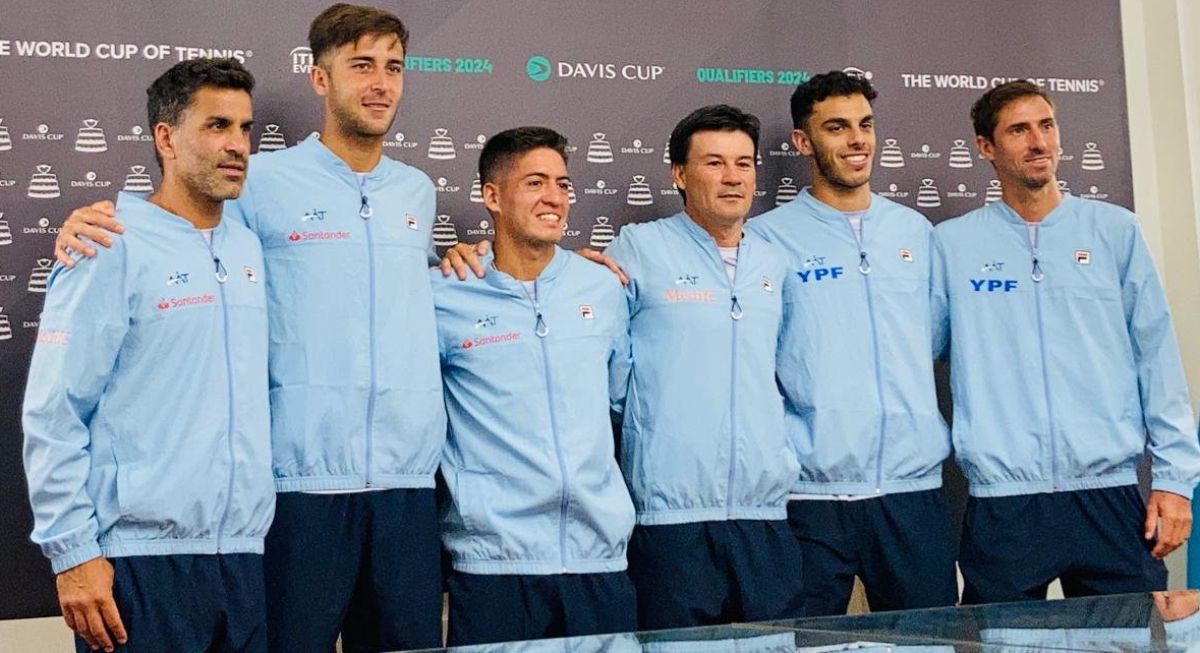 El equipo de Argentina en Copa Davis.