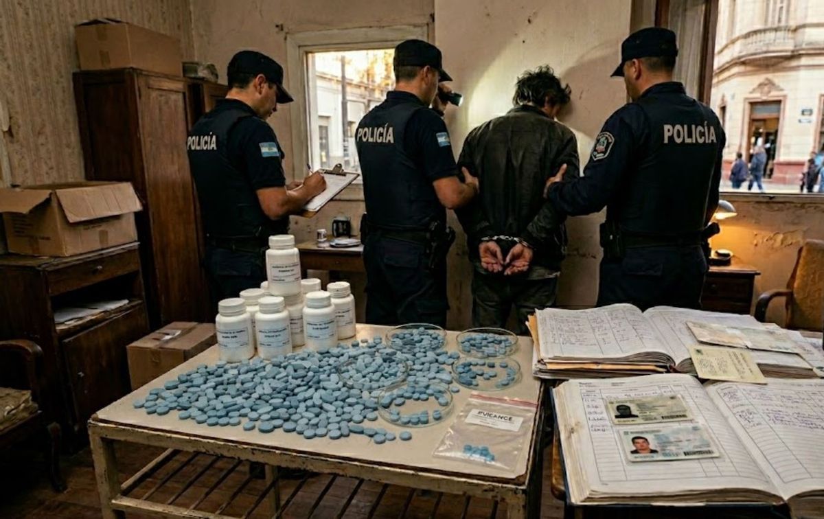 Durante 3 años estuvo escondiéndose el Rey del Viagra. Robó más de 8.000 pastillas de un laboratorio. Imagen ilustrativa de IA.&nbsp;