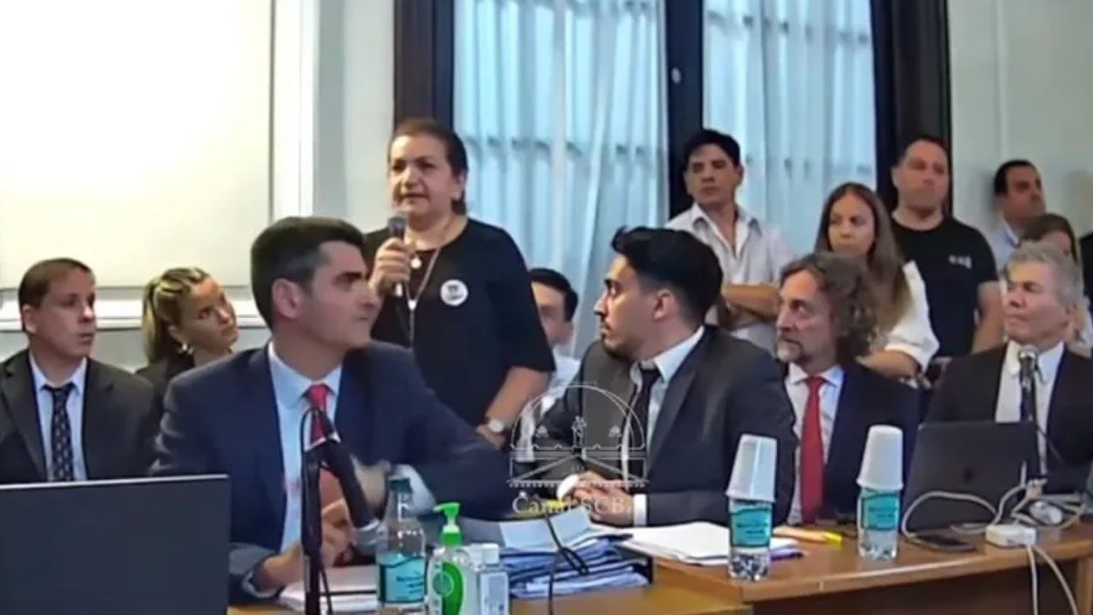 Después de escuchar los alegatos, la mamá de Fernando Báez Sosa afirmó que nunca pensó que estaría presenciando el asesinado de mi hijo, al hacer uso de sus últimas palabras