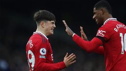 Alejandro Garnacho hizo un gran gol para Manchester United.