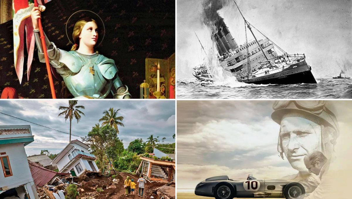 Las imágenes son alusivas a alguno de los hechos que se conmemoran en este día Las imágenes son alusivas a alguno de los hechos que se conmemoran en este día