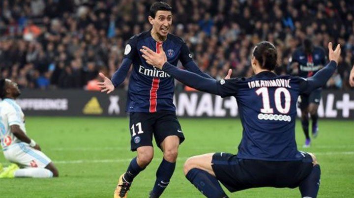 Ibrahimovic y Di María nominados a mejor futbolista de la Ligue1