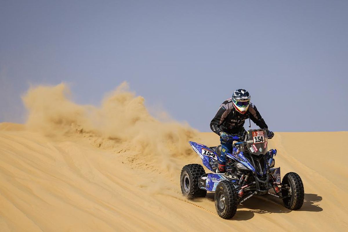 Francisco Moreno fue segundo entre los quads del Rally Dakar 2023