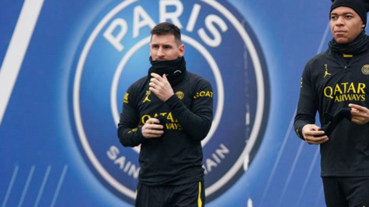 Lionel Messi se entrenó en el PSG, lejos del Barcelona