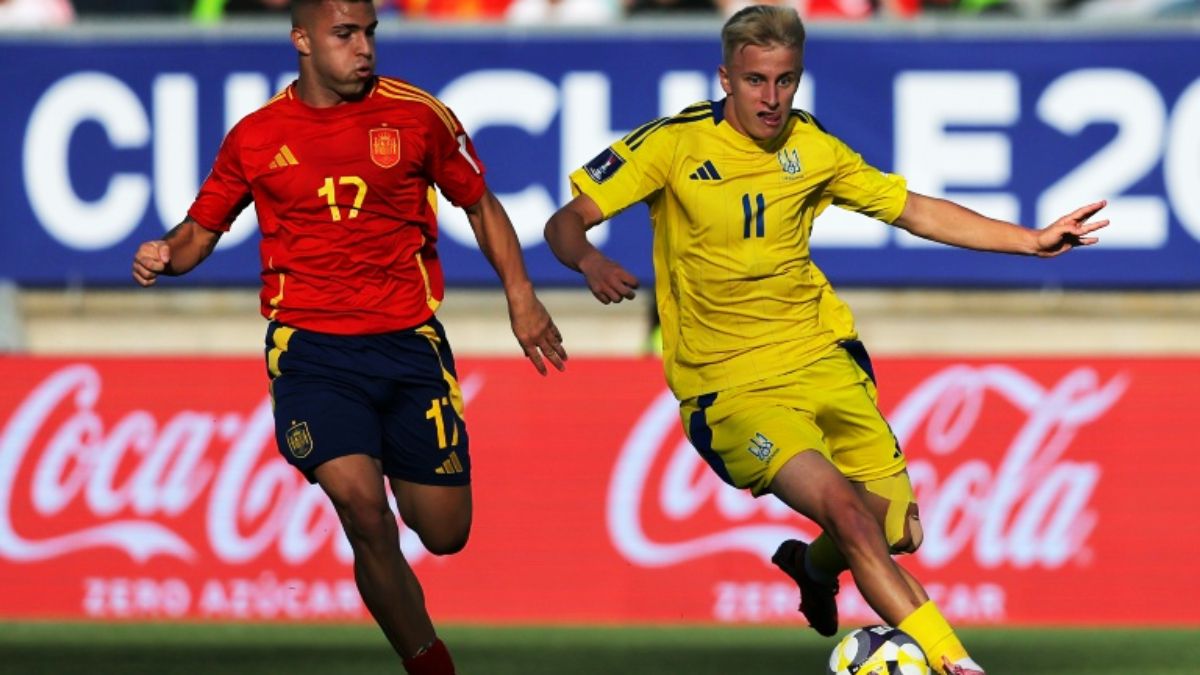 Pablo García (17) fue figura y el autor del gol del triunfo de la Selección de España sobre Ucrania en los octavos de final del Mundial Sub 20.
