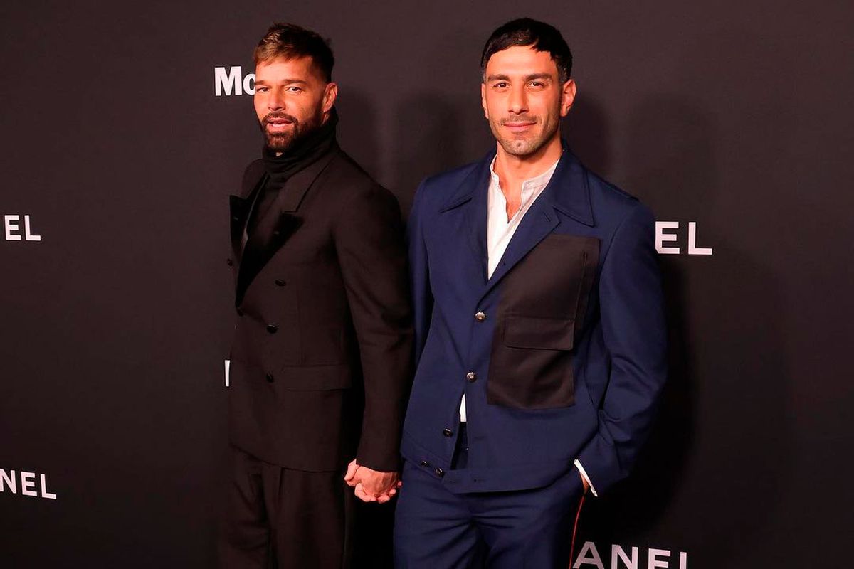 Ricky Martin y su marido el artista sirio Jwan Yosef, con quien se casó en 2017.