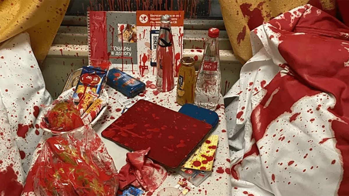 Guerra Rusia - Ucrania: el periodista ganador del premio Nobel difundió fotografías luego del ataque.