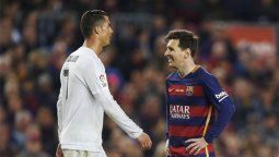Messi le pintó la cara a Cristiano