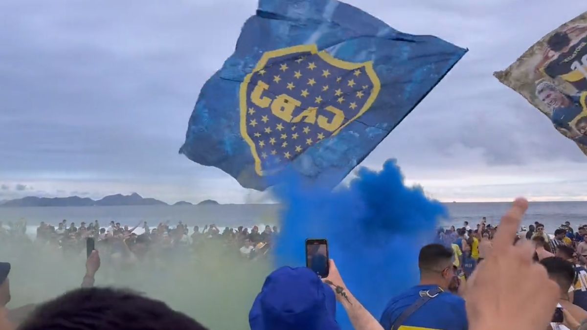 Este viernes los hinchas de Boca se convocaron en Copacabana para hacer un banderazo en la vigilia por la Séptima. Este viernes los hinchas de Boca se convocaron en Copacabana para hacer un banderazo en la vigilia por la Séptima.