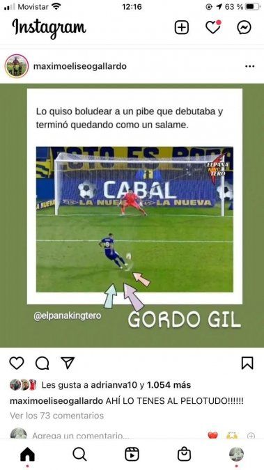 Máximo, el padre de Gallardo fue durísimo contra Cardona.