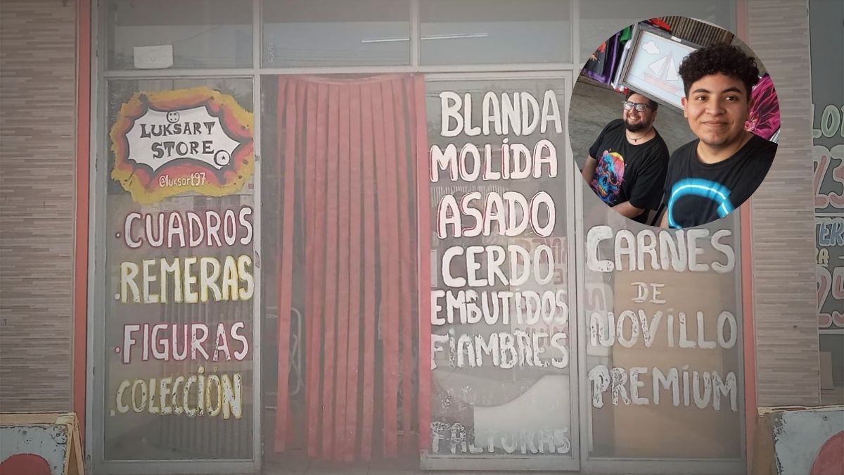 Los hermanos Robledo combinan el cuchillo con el pincel.&nbsp;