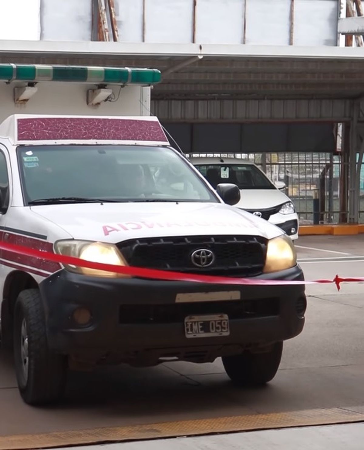 La Toyota Hilux funciona como ambulancia hace más de una década. La Toyota Hilux funciona como ambulancia hace más de una década.