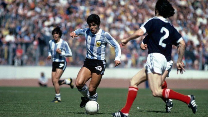 Inolvidable: a 40 años del primer gol de Maradona en la Selección