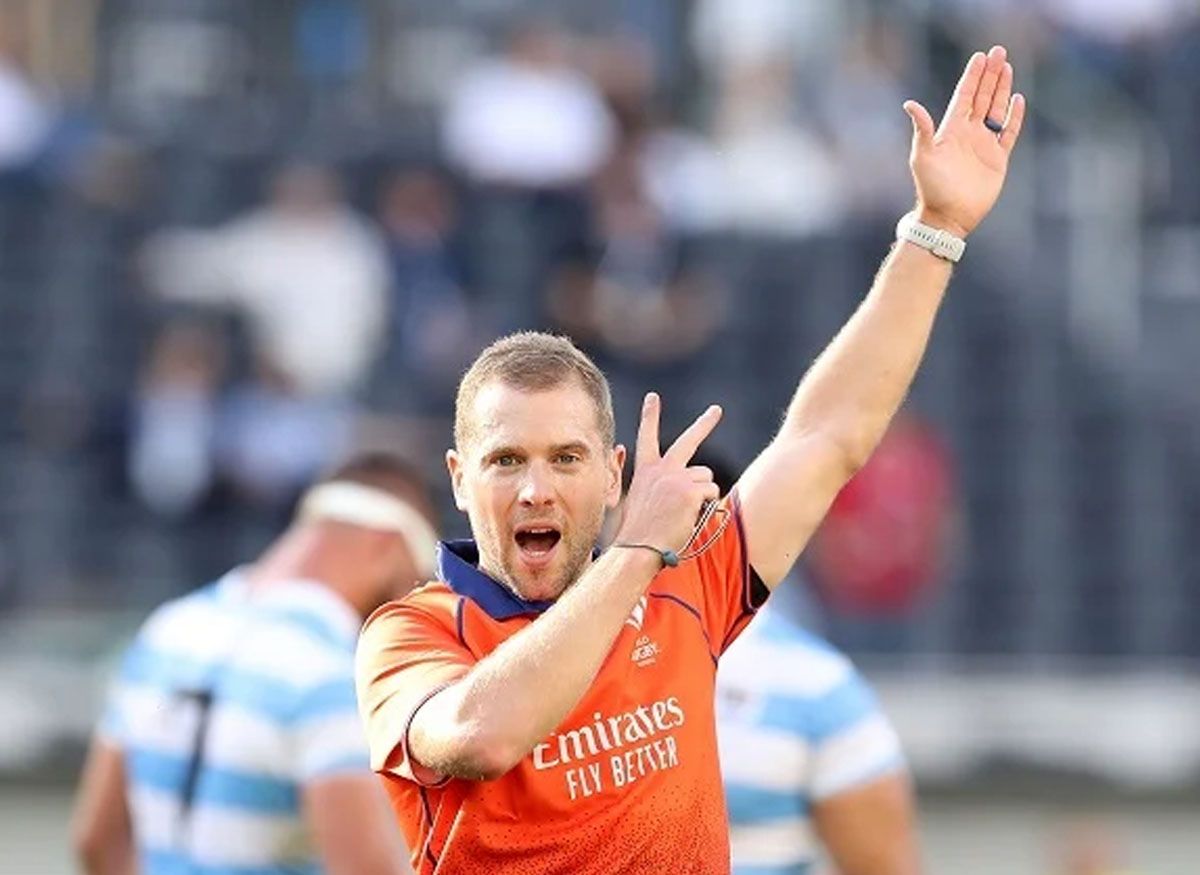 Angus Gardner dirigirá a Los Pumas ante los All Blacks Angus Gardner dirigirá a Los Pumas ante los All Blacks