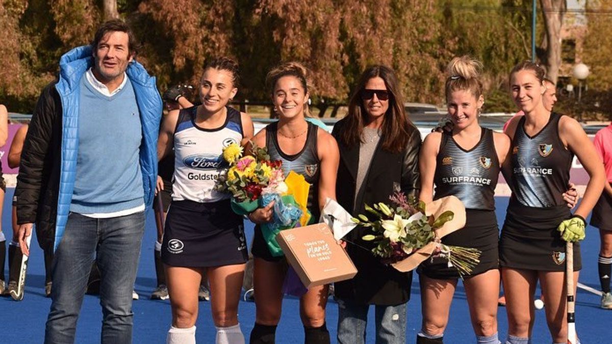 Delfina Thomé fue distinguida por la Asociación de Hockey y el Liceo RC por su convocatoria a Las Leonas