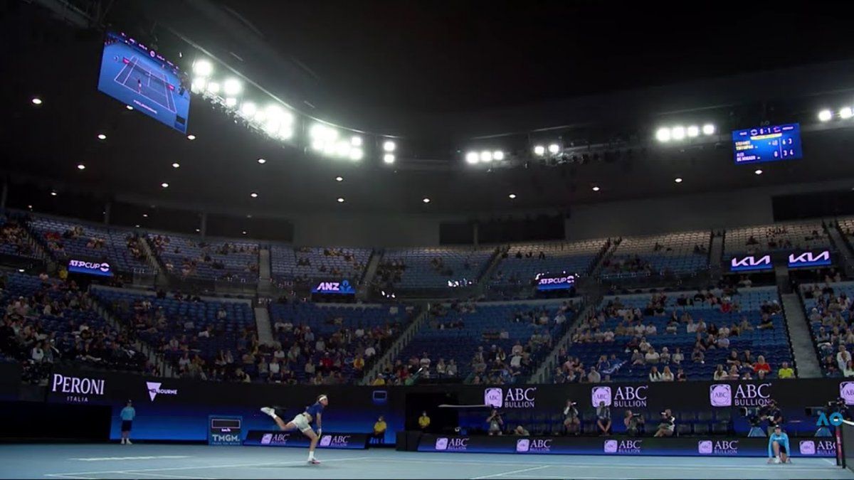 Más de 20.000 personas por jornada habían ido al Abierto de Australia.