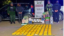 Las drogas que fueron secuestradas en Salta.