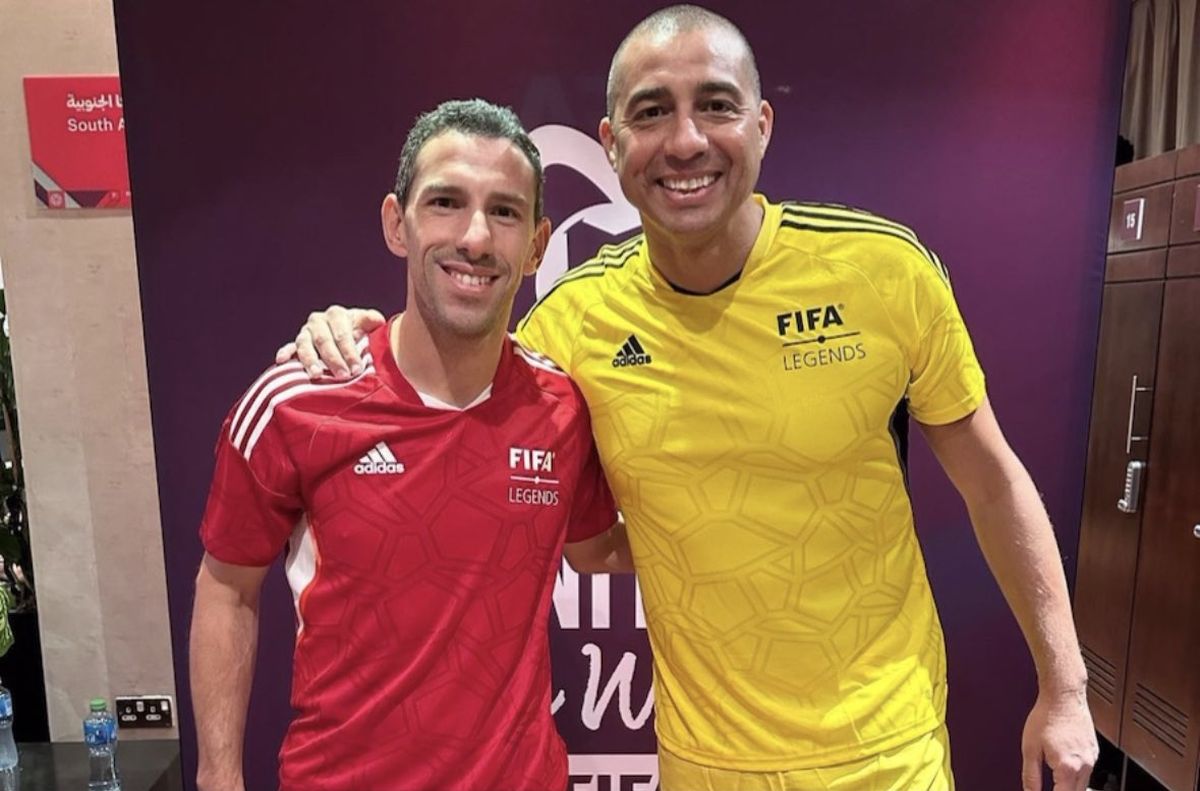 Maxi Rodríguez y David Trezeguet, dos leyendas de la FIFA en el Mundial Qatar 2022